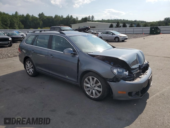 2014 Volkswagen Jetta SportWagen TDI w/Sunroof & Nav with VIN 3VWPL7AJ2EM624468, listed as a Copart auction lot 64818484 with 120,346 mi miles and Salvage Title. Bid and sale history available at carsss.com. Image 4.