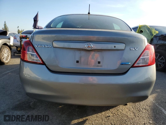 2012 Nissan Versa SL with VIN 3N1CN7AP1CL939591, listed as a Copart auction lot 47266835 with 0 mi miles and Clean Title. Bid and sale history available at carsss.com. Image 6.