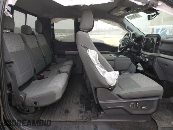 2021 Ford F-150 XL with VIN 1FTEX1EP2MFC25567, listed as a Copart auction lot 44474135 with 27,863 mi miles and Salvage title. Bid and sale history available at DreamBid. Image 10.