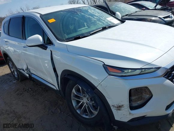 2019 Hyundai Santa Fe SE with VIN 5NMS23AD3KH070603, listed as a IAAI auction lot 41760416 with 62,676 mi miles. Bid and sale history available at carsss.com. Image 6.