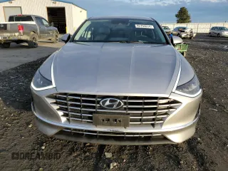 2020 Hyundai Sonata Hybrid Blue with VIN KMHL24JJXLA013810, listed as a Copart auction lot 85705614 with 211,019 mi miles and Clean Title. Bid and sale history available at carsss.com. Image 5.