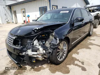 2014 Hyundai Equus Ultimate z VIN KMHGH4JH7EU082551, wystawiony jako Copart lot #51662824 z przebiegiem 129 260 mil mil oraz Szkody całkowita. Historia ofert i sprzedaży dostępna na DreamBid. Obrazek 1.