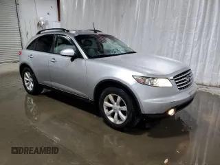 2005 Infiniti FX35 with VIN JNRAS08W75X215851, listed as a Copart auction lot 49557125 with 170,013 mi miles and Clean Title. Bid and sale history available at carsss.com. Image 4.