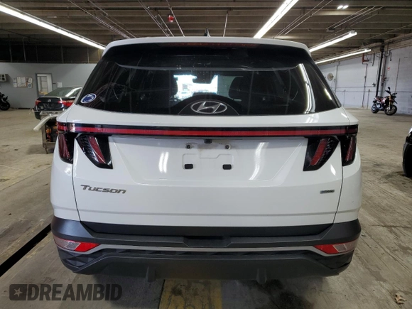 2022 Hyundai Tucson SEL with VIN 5NMJFCAE7NH137314, listed as a Copart auction lot 49349305 with 49,091 mi miles and Salvage Title. Bid and sale history available at carsss.com. Image 6.