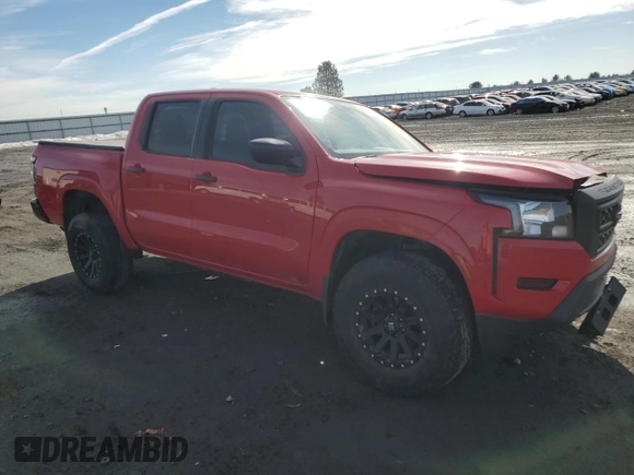 2022 Nissan Frontier S with VIN 1N6ED1EK4NN611330, listed as a Copart auction lot 47478195 with 100,477 mi miles and Salvage title. Bid and sale history available at DreamBid. Image 4.
