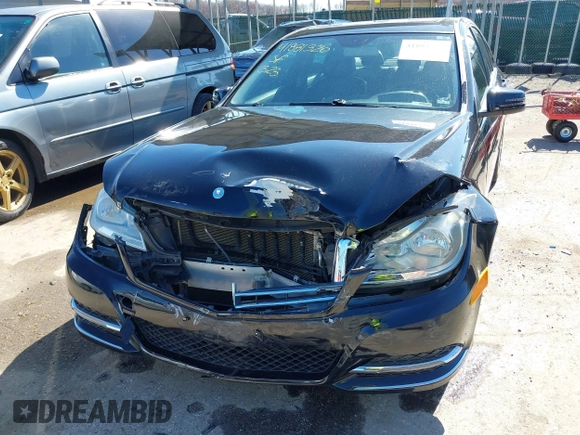 2012 Mercedes-Benz C 300 Sport with VIN WDDGF8BB0CA627411, listed as a IAAI auction lot 41881320 with 157,980 mi miles and . Bid and sale history available at DreamBid. Image 6.