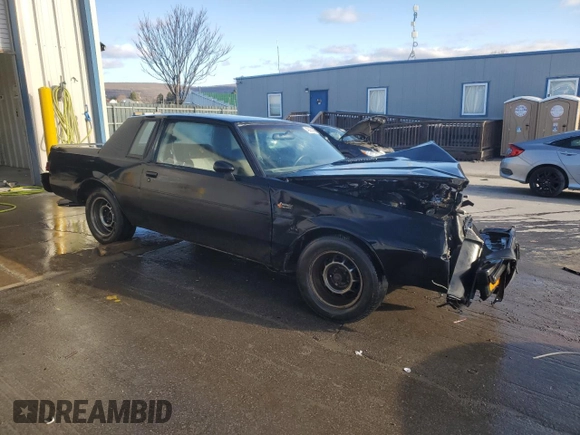 1987 Buick Regal with VIN 1G4GJ1171HP440059, listed as a Copart auction lot 49624945 with 21,443 mi miles and Salvage Title. Bid and sale history available at DreamBid. Image 4.