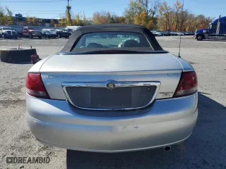 2002 Chrysler Sebring LXi with VIN 1C3EL55R62N327613, listed as a Copart auction lot 76669144 with 57,725 mi miles and Salvage Title. Bid and sale history available at carsss.com. Image 6.