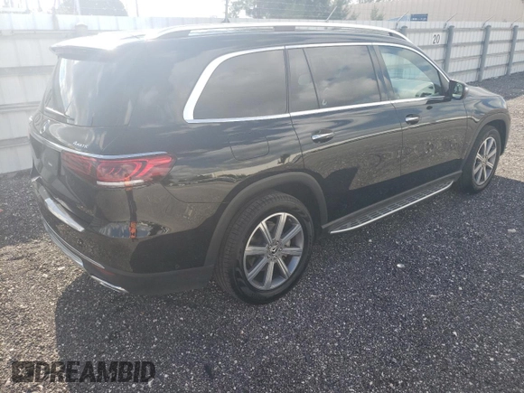 2022 Mercedes-Benz GLS with VIN 4JGFF5KE2NA708911, listed as a Copart auction lot 67194453 with 26,465 mi miles. Bid and sale history available at carsss.com. Image 3.