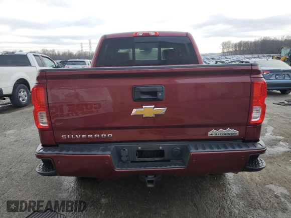 2016 Chevrolet Silverado 1500 High Country with VIN 3GCUKTEC7GG173343, listed as a Copart auction lot 86071504 with 124,675 mi miles and Salvage Title. Bid and sale history available at DreamBid. Image 6.