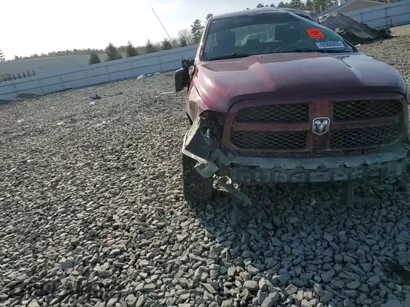 2017 Ram 1500 Express with VIN 1C6RR7FT9HS745814, listed as a Copart auction lot 48900805 with Not Provided miles and Salvage Title. Bid and sale history available at carsss.com. Image 10.