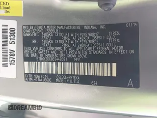 2014 Toyota Sienna LE AAS z VIN 5TDKK3DC8ES448581, wystawiony jako IAAI lot #39942249 z przebiegiem 158 131 mil mil oraz . Historia ofert i sprzedaży dostępna na DreamBid. Obrazek 9.