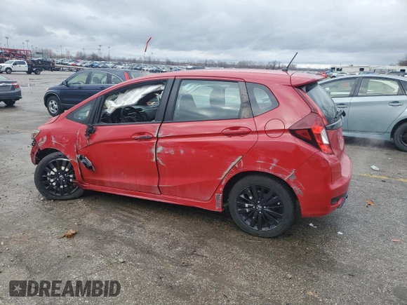 2018 Honda Fit Sport with VIN 3HGGK5H60JM732286, listed as a Copart auction lot 42337465 with 55,952 mi miles and Salvage Title. Bid and sale history available at carsss.com. Image 2.
