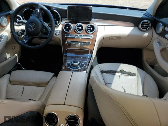 2017 Mercedes-Benz C 300 with VIN 55SWF4JB8HU202564, listed as a Copart auction lot 61966795 with 174,198 mi miles and Clean title. Bid and sale history available at DreamBid. Image 8.