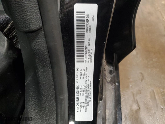 2015 Chrysler 200 S with VIN 1C3CCCBB4FN533733, listed as a Copart auction lot 52715175 with 0 mi miles and Salvage Title. Bid and sale history available at carsss.com. Image 12.