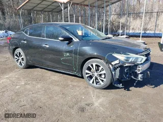 2018 Nissan Maxima SV with VIN 1N4AA6AP6JC380225, listed as a IAAI auction lot 41405917 with 226,320 mi miles. Bid and sale history available at carsss.com. Image 1.
