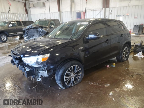 2016 Mitsubishi Outlander Sport 2.4 ES with VIN JA4AR3AW1GZ025133, listed as a Copart auction lot 50920035 with 116,913 mi miles and Non Repairable. Bid and sale history available at carsss.com. Image 1.