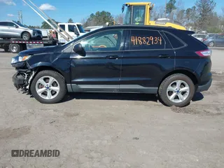 2017 Ford Edge SE with VIN 2FMPK4G95HBB33735, listed as a IAAI auction lot 41882934 with 1 mi miles. Bid and sale history available at carsss.com. Image 13.