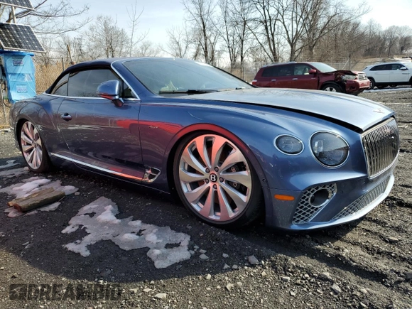 2024 Bentley Continental GT GT V8 with VIN SCBDG4ZG5RC015435, listed as a Copart auction lot 56555925 with Not Provided miles and Salvage Title. Bid and sale history available at DreamBid. Image 4.