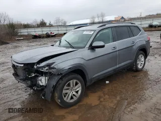 2021 Volkswagen Atlas S z VIN 1V2GP2CA2MC530810, wystawiony jako Copart lot #86491864 z przebiegiem 53 282 mil mil oraz Szkoda całkowita • Salvage title. Historia ofert i sprzedaży dostępna na DreamBid. Obrazek 1.