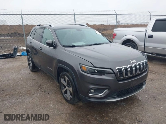 2019 Jeep Cherokee Limited with VIN 1C4PJLDB9KD275094, listed as a IAAI auction lot 41533660 with 75,361 mi miles and . Bid and sale history available at DreamBid. Image 1.