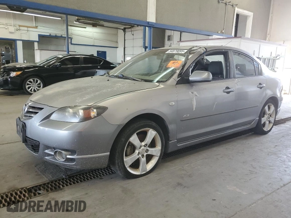 2006 Mazda 3 s with VIN JM1BK324761530781, listed as a Copart auction lot 54879895 with 163,441 mi miles and Salvage Title. Bid and sale history available at DreamBid. Image 1.
