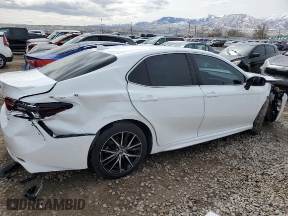 2021 Toyota Camry SE Nightshade with VIN 4T1G11AK1MU477175, listed as a Copart auction lot 50266855 with 72,528 mi miles and Salvage Title. Bid and sale history available at carsss.com. Image 3.