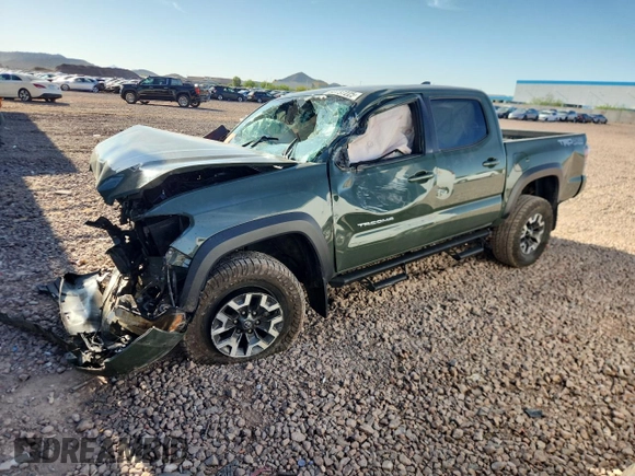 2021 Toyota Tacoma SR with VIN 3TMCZ5AN0MM437297, listed as a Copart auction lot 60737225 with Not provided miles and Salvage title. Bid and sale history available at DreamBid. Image 1.