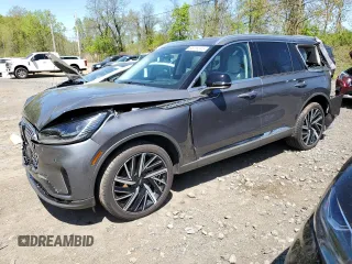 2025 Lincoln Aviator Reserve with VIN 5LM5J7XC4SGL11395, listed as a Copart auction lot 55318395 with 5,194 mi miles and Salvage title. Bid and sale history available at DreamBid. Image 1.