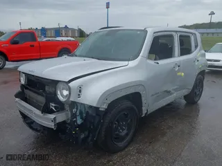 2017 Jeep Renegade Sport with VIN ZACCJAAB1HPG22659, listed as a IAAI auction lot 40395699 with 98,032 mi miles. Bid and sale history available at carsss.com. Image 19.
