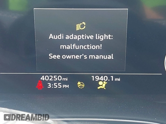 2021 Audi Q8 Premium Plus with VIN WA1EVAF12MD032292, listed as a IAAI auction lot 42175561 with 40,250 mi miles and . Bid and sale history available at DreamBid. Image 15.