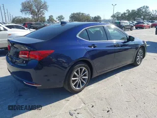 2018 Acura TLX w/Technology Pkg with VIN 19UUB1F59JA003755, listed as a IAAI auction lot 41579263 with 73,161 mi miles. Bid and sale history available at carsss.com. Image 4.