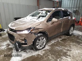 2018 Chevrolet Trax Premier with VIN 3GNCJRSB6JL319816, listed as a Copart auction lot 88734765 with 13,459 mi miles and Salvage Title. Bid and sale history available at carsss.com. Image 1.
