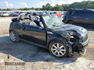 2012 MINI Convertible S with VIN WMWZP3C54CT296796, listed as a Copart auction lot 72209604 with 90,864 mi miles and Salvage title. Bid and sale history available at DreamBid. Image 4.