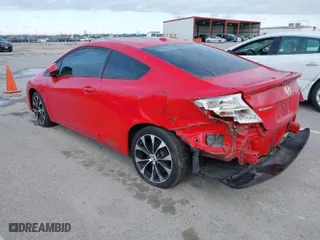 2013 Honda Civic Cpe Si with VIN 2HGFG4A54DH700467, listed as a IAAI auction lot 41829343 with 166,078 mi miles. Bid and sale history available at carsss.com. Image 3.