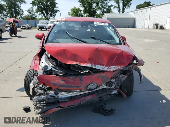 2017 Toyota Prius Two with VIN JTDKBRFUXH3054014, listed as a Copart auction lot 54104105 with 0 mi miles and Salvage Title. Bid and sale history available at carsss.com. Image 5.