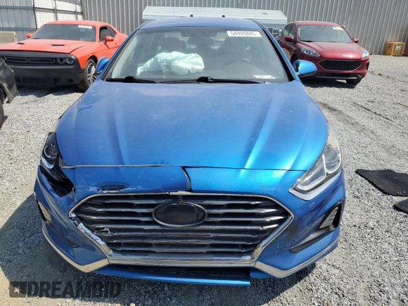 2018 Hyundai Sonata SE z VIN 5NPE24AF6JH632242, wystawiony jako Copart lot #54995885 z przebiegiem 83 722 mil mil oraz Szkoda całkowita • Salvage title. Historia ofert i sprzedaży dostępna na DreamBid. Obrazek 5.
