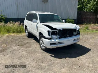 2007 Lexus LX 470 z VIN JTJHT00W174024015, wystawiony jako Copart lot #59439085 z przebiegiem 190 436 mil mil oraz Czysty tytuł • Clean title. Historia ofert i sprzedaży dostępna na DreamBid. Obrazek 1.