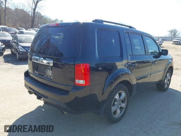 2012 Honda Pilot EX-L with VIN 5FNYF3H56CB037143, listed as a IAAI auction lot 41791166 with 191,262 mi miles. Bid and sale history available at carsss.com. Image 4.