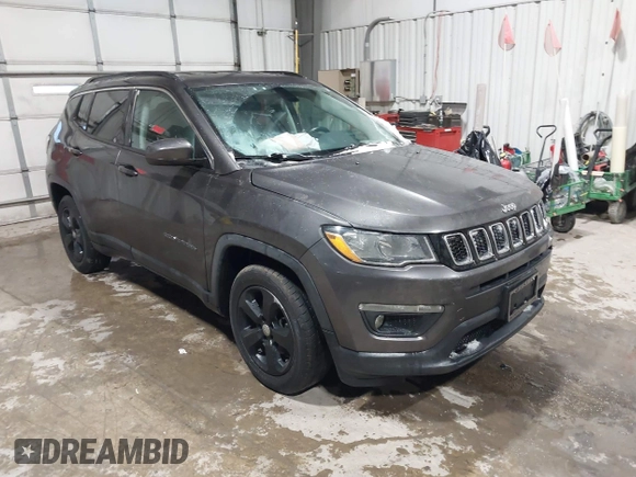 2018 Jeep Compass Latitude with VIN 3C4NJCBB0JT462114, listed as a IAAI auction lot 41567773 with 62,216 mi miles and . Bid and sale history available at DreamBid. Image 1.