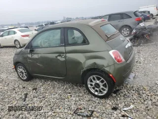 2012 FIAT 500 Pop with VIN 3C3CFFDR1CT343449, listed as a Copart auction lot 50960485 with 113,716 mi miles and Clean Title. Bid and sale history available at carsss.com. Image 2.