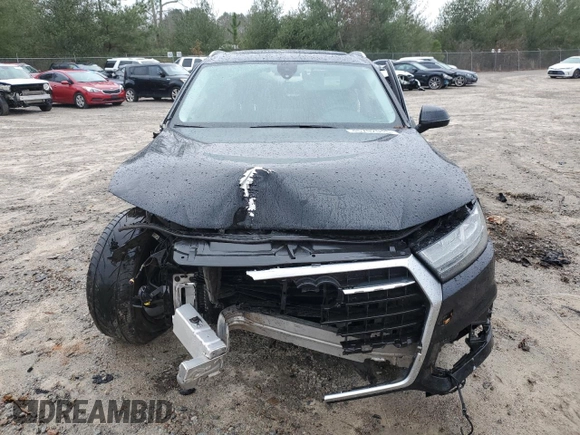 2018 Audi Q7 Premium Plus with VIN WA1LAAF77JD003034, listed as a Copart auction lot 45702015 with 0 mi miles and Salvage Title. Bid and sale history available at carsss.com. Image 5.