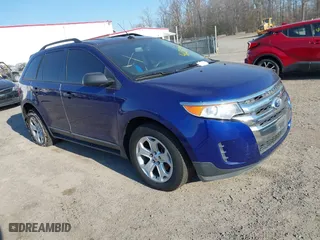 2013 Ford Edge SE with VIN 2FMDK3G92DBB70989, listed as a IAAI auction lot 41585462 with 1 mi miles. Bid and sale history available at carsss.com. Image 1.