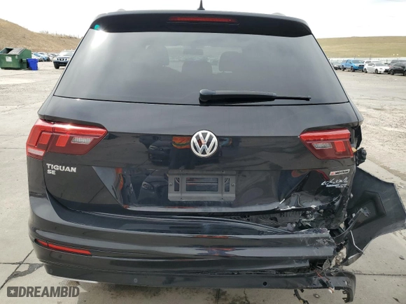 2020 Volkswagen Tiguan SE with VIN 3VV2B7AX8LM114368, listed as a Copart auction lot 50949875 with 69,046 mi miles and Salvage Title. Bid and sale history available at carsss.com. Image 6.