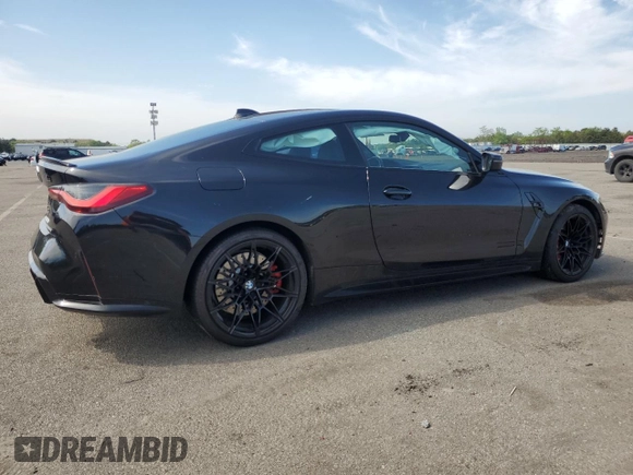 2022 BMW M4 Competition xDrive with VIN WBS43AZ05NCK11629, listed as a Copart auction lot 55484844 with 10,264 mi miles and Salvage Title. Bid and sale history available at carsss.com. Image 3.