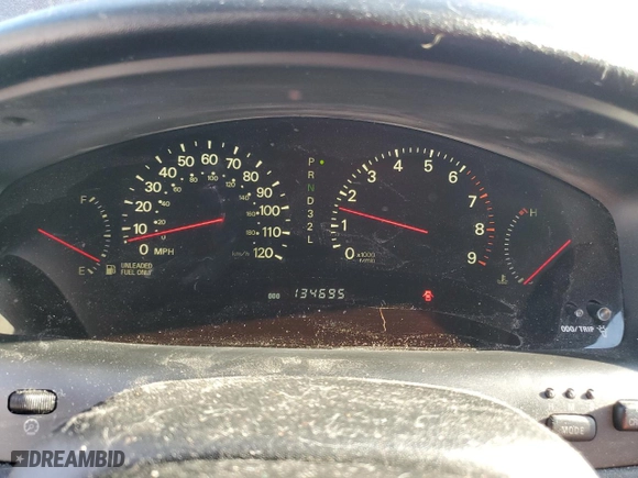 1998 Mitsubishi Diamante LS with VIN 6MMAP57P9WT007574, listed as a Copart auction lot 85813234 with 134,695 mi miles and Salvage Title. Bid and sale history available at carsss.com. Image 9.