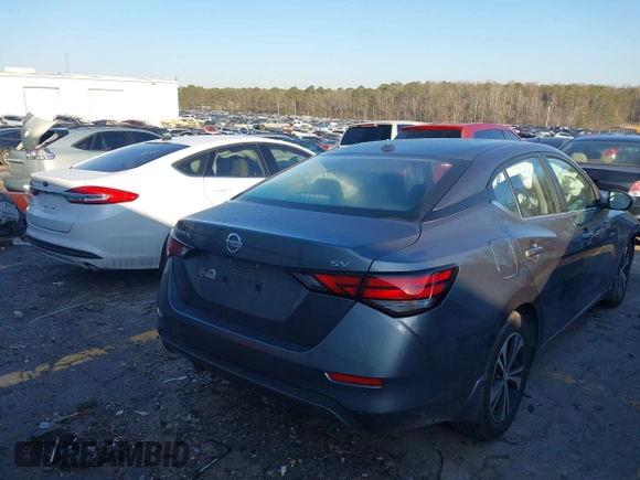 2023 Nissan Sentra SV with VIN 3N1AB8CV1PY259748, listed as a IAAI auction lot 41496431 with 45,147 mi miles and . Bid and sale history available at DreamBid. Image 4.