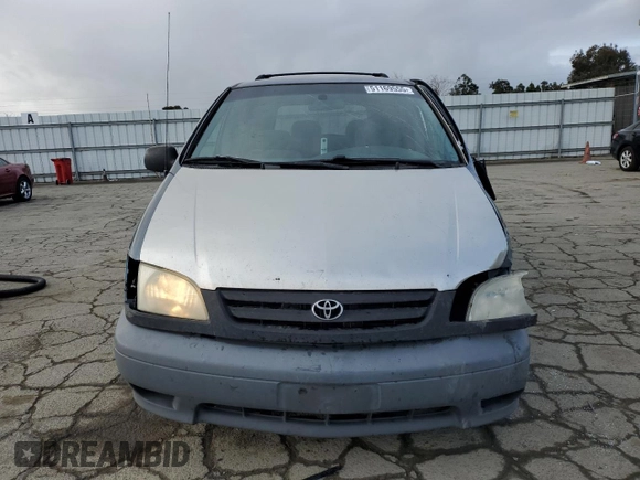 2002 Toyota Sienna CE with VIN 4T3ZF19C22U477486, listed as a Copart auction lot 51169555 with 187,964 mi miles and Salvage Title. Bid and sale history available at carsss.com. Image 5.