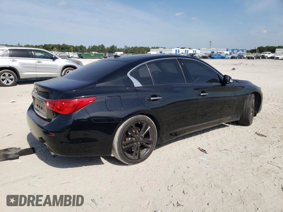 2015 Infiniti Q50 Premium with VIN JN1BV7AR4FM418940, listed as a Copart auction lot 55661885 with 71,352 mi miles and Clean Title. Bid and sale history available at carsss.com. Image 3.