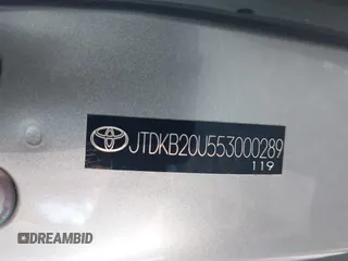 2005 Toyota Prius with VIN JTDKB20U853027020, listed as a IAAI auction lot 42084542 with 147,426 mi miles and . Bid and sale history available at DreamBid. Image 9.